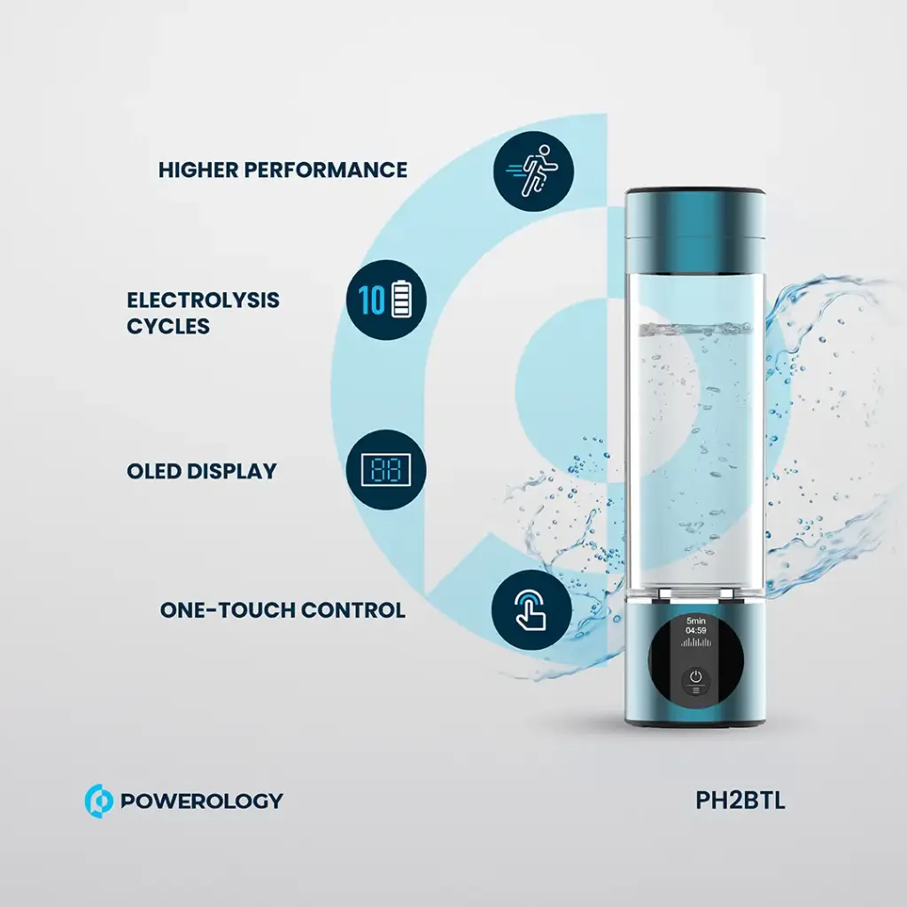 POWEROLOGY HYDROGEN RICH WATER GENERATOR PH2BTL thumbnail 4