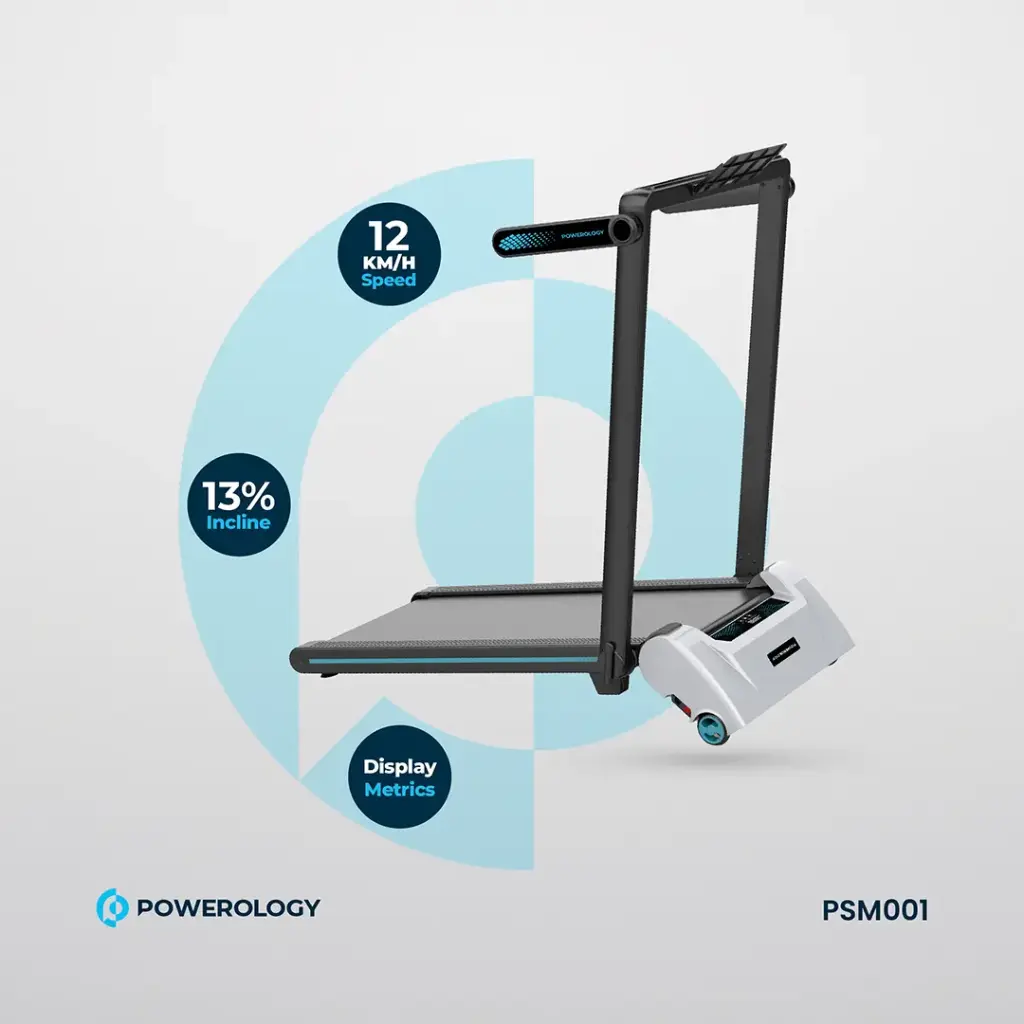 POWEROLOGY INCLINE FOLDING TREADMILL PSM001 thumbnail 5