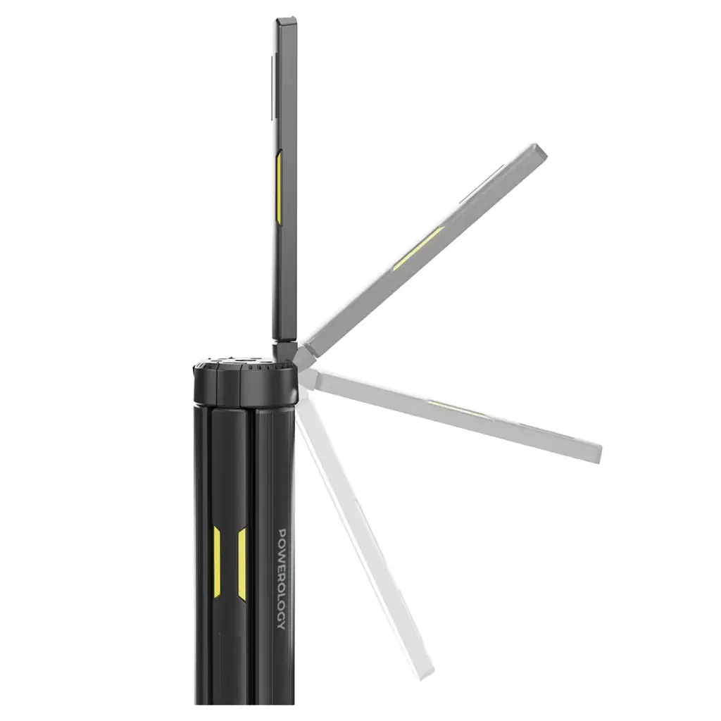 POWEROLOGY LUNTRA 15600MAH FOLDABLE CAMPING LIGHT BLACK PPBCHA116BK thumbnail 4