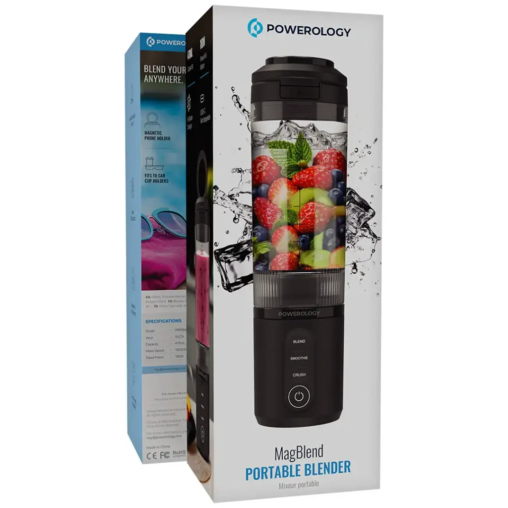 POWEROLOGY MAGBLEND PORTABLE BLENDER BLACK PRPBB8301BK thumbnail 2