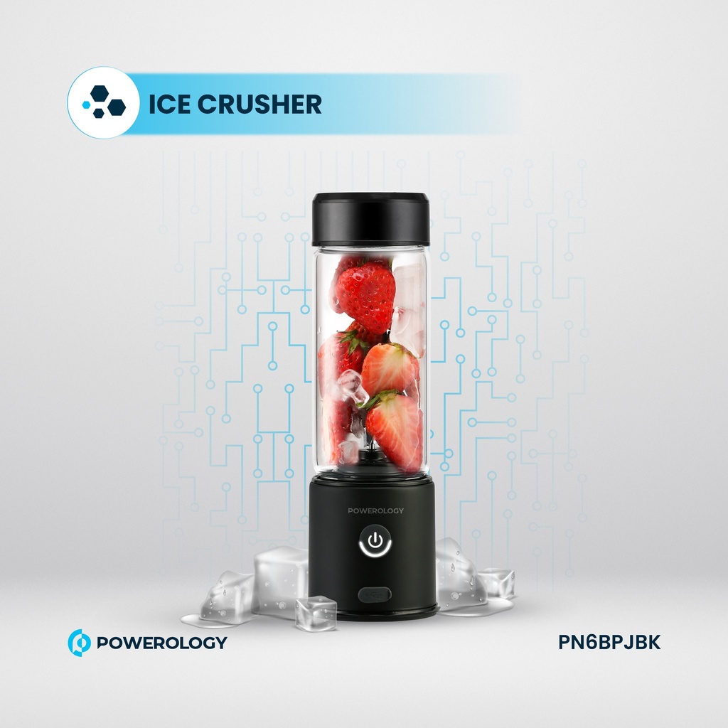 POWEROLOGY 6 BLADE PORTABLE JUICER 450ML BLACK PN6BPJBK thumbnail 4