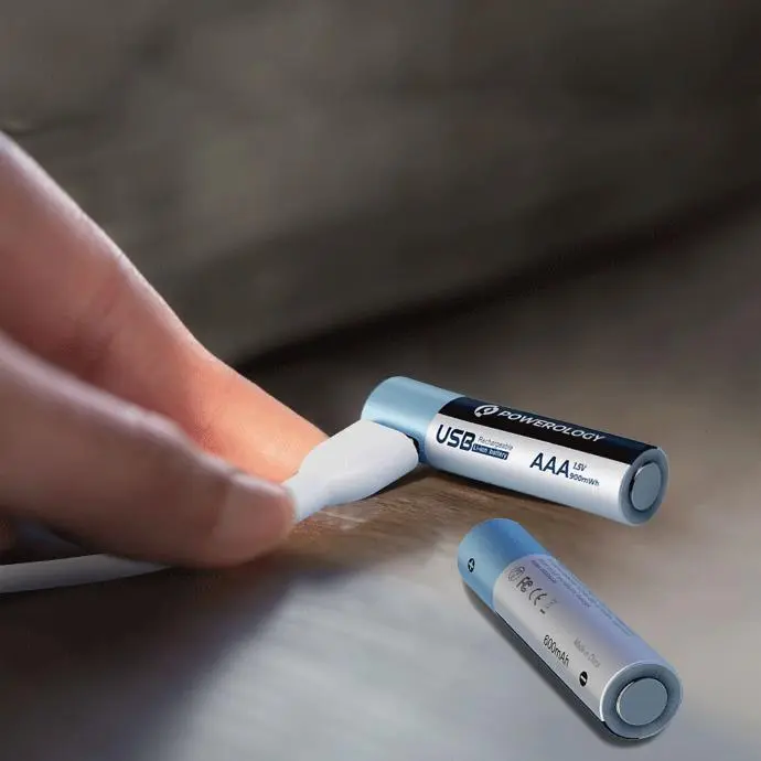 POWEROLOGY USB RECHARGEABLE BATTERY AAA thumbnail 2