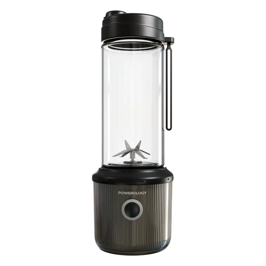 POWEROLOGY PRESS AND REFRESH PORTABLE BLENDER BLACK PSM013BK thumbnail 3