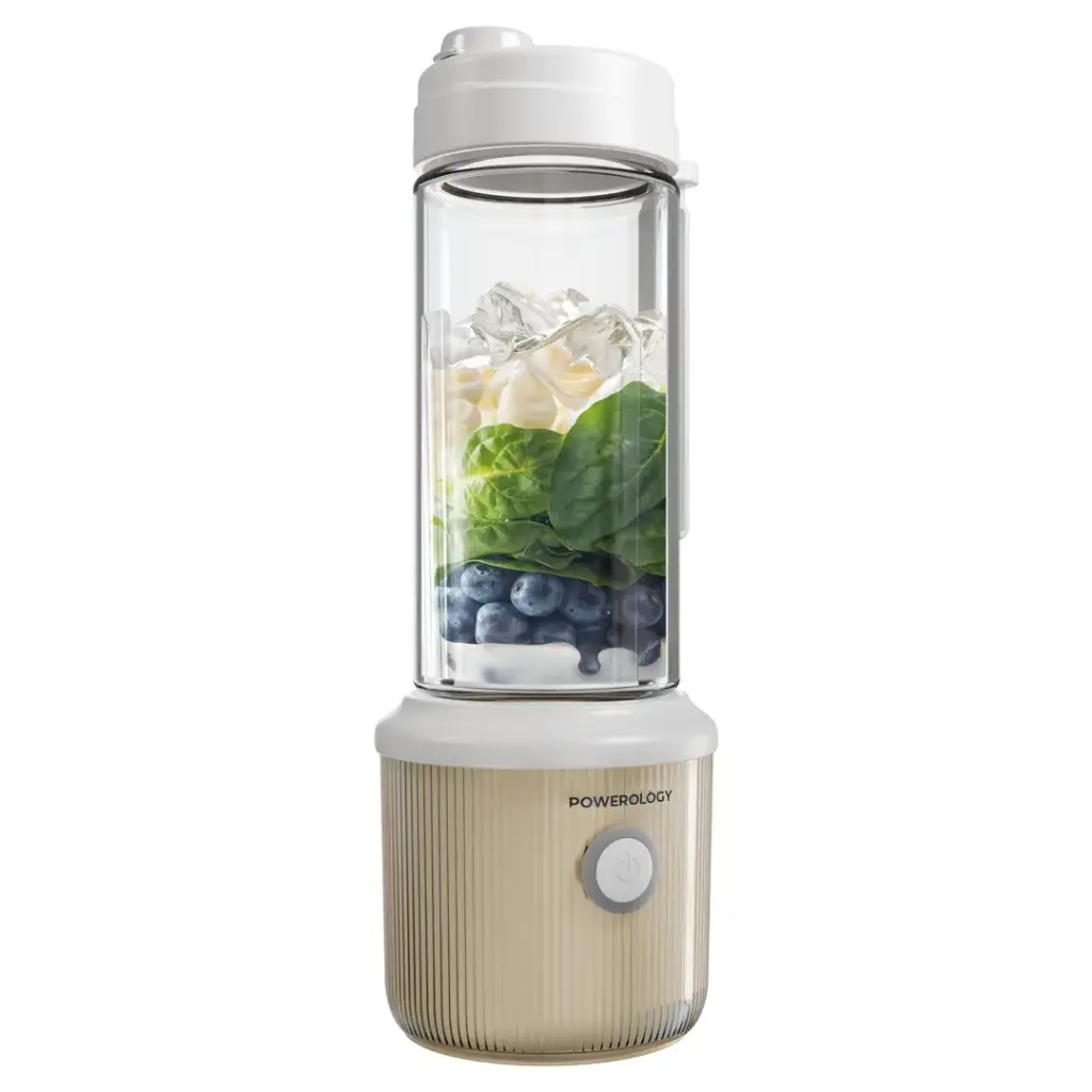 POWEROLOGY PRESS AND REFRESH PORTABLE BLENDER WHITE PSM013WH thumbnail 4