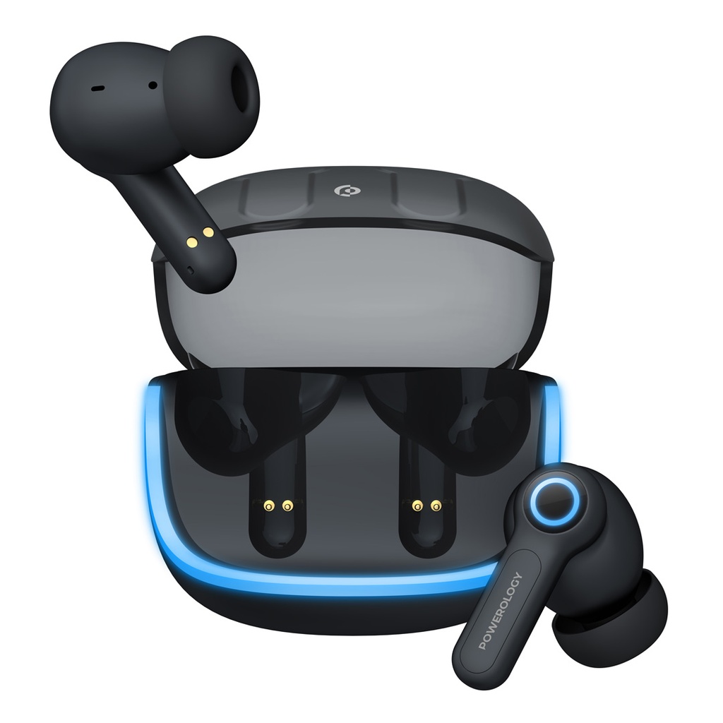 POWEROLOGY QUAD ENC TRUE WIRELESS BUDS BLACK PWLAU005BK thumbnail 6