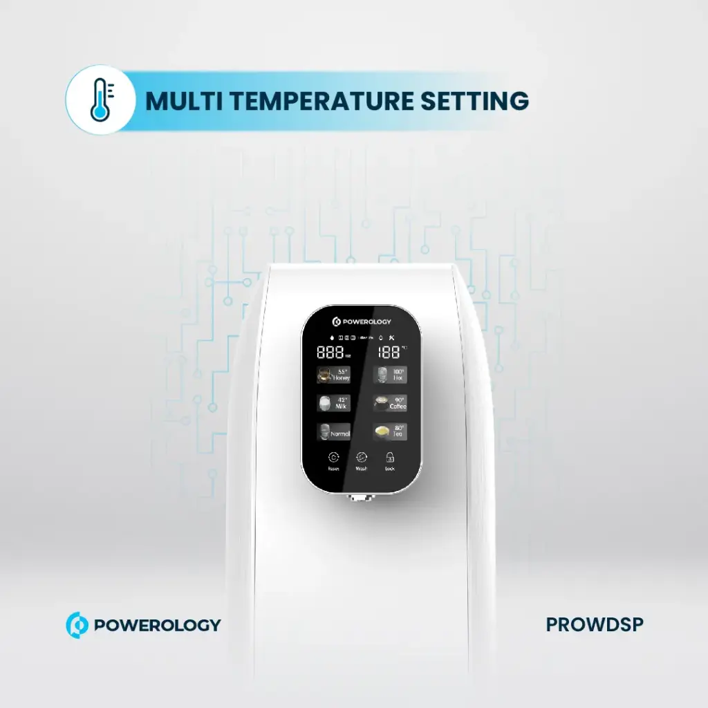 POWEROLOGY REVERSE OSMOSIS WATER PURIFIER AND DISPENSER WHITE PROWDSP thumbnail 6