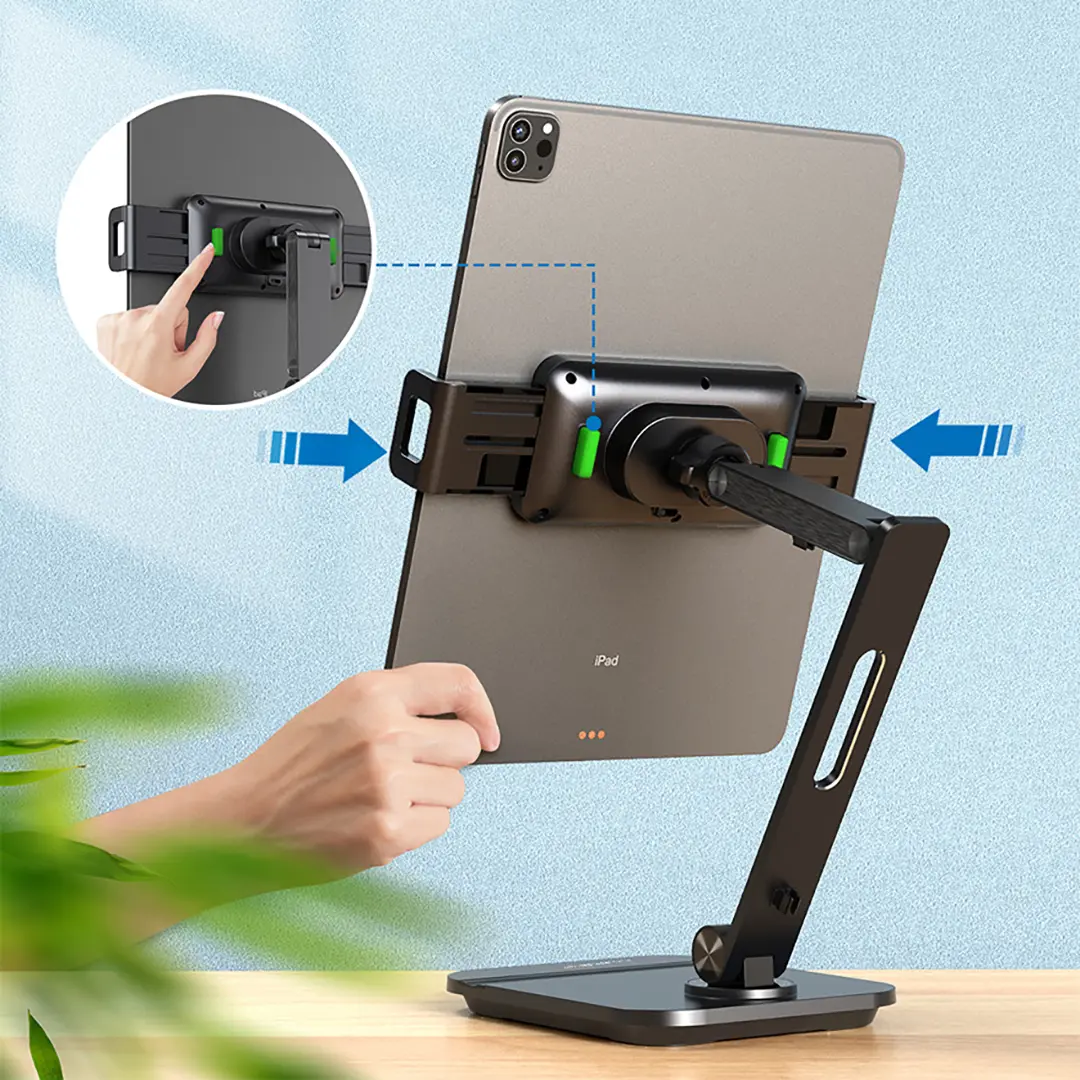 POWEROLOGY SMART-CLAMP PHONE & TABLET MOUNT BLACK PSM20BK thumbnail 3