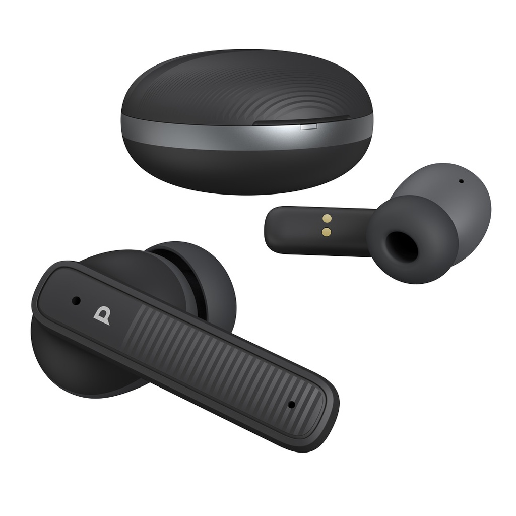 POWEROLOGY QUAD ENC TRUE WIRELESS BUDS BLACK PWLAU006BK thumbnail 3