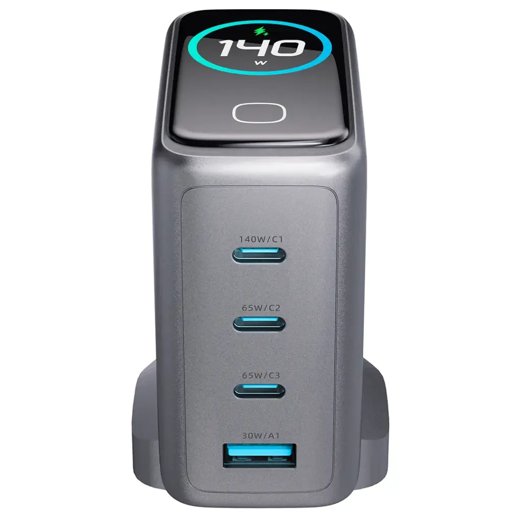 POWEROLOGY VOLTFLOW GAN WALL CHARGER PWGAN140WBK thumbnail 2