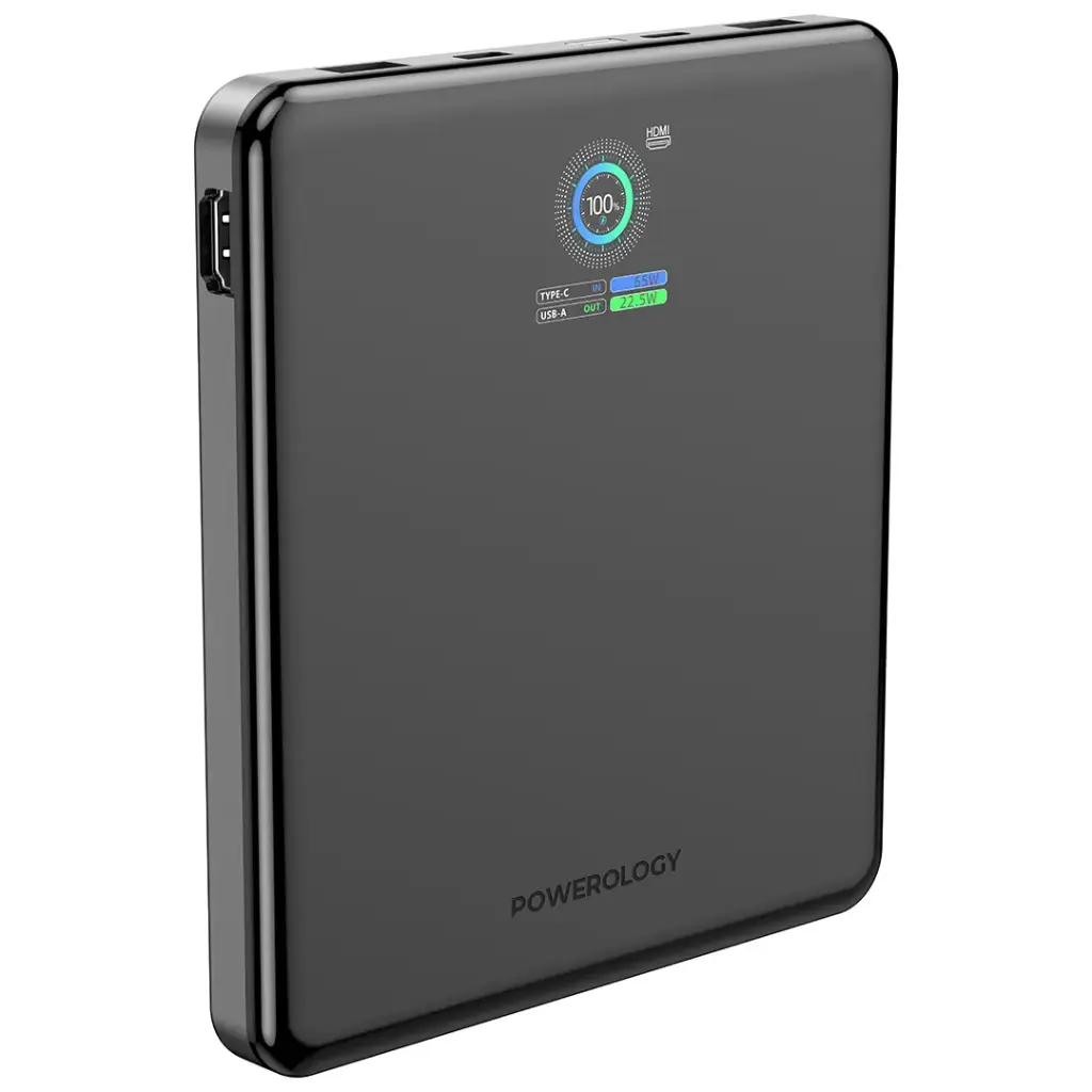 POWEROLOGY VOLTSTREAM POWER BANK 20000MAH BLACK PPBCHA89BK