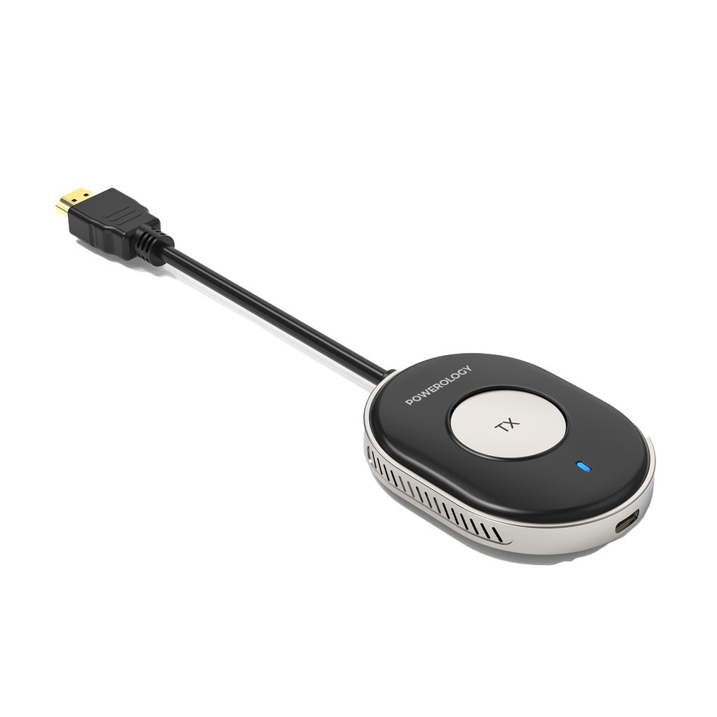 POWEROLOGY WIRELESS HDMI DIRECT MOBILE STREAMING AUDIO & VIDEO BLACK PHDMTRBK thumbnail 3