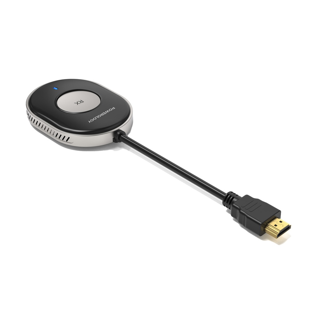 POWEROLOGY WIRELESS HDMI DIRECT MOBILE STREAMING AUDIO & VIDEO BLACK PHDMTRBK thumbnail 2