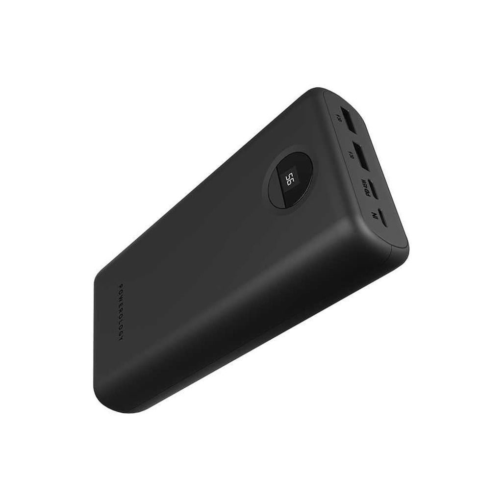 POWEROLOGY POWERBANK 30000MAH PD 45W BLACK PPBCHA07-BK