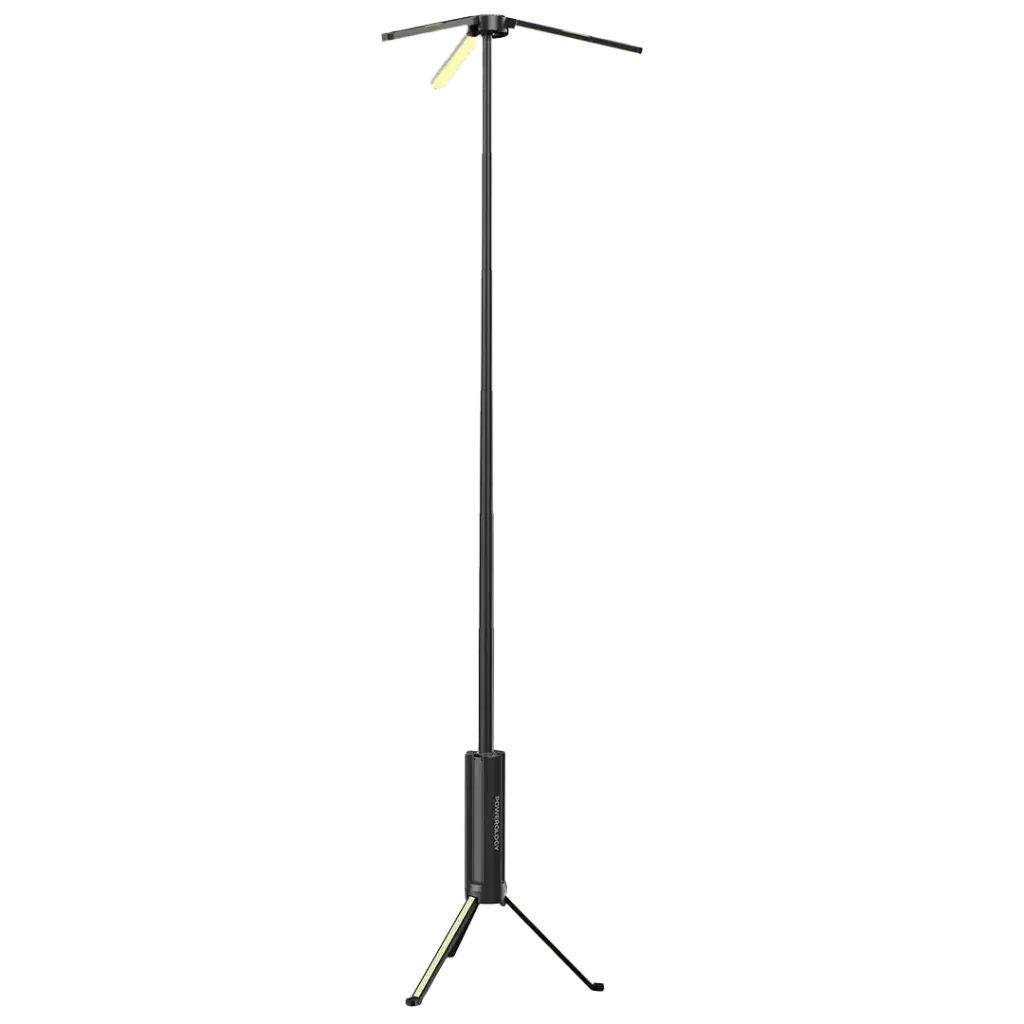 POWEROLOGY LUNTRA 15600MAH FOLDABLE CAMPING LIGHT BLACK PPBCHA116BK