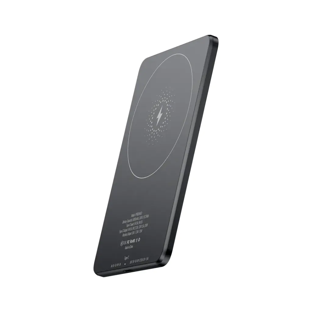 POWEROLOGY ULTRA THIN 5000MAH MAGSAFE POWERBANK GREY PBCHA63-GY