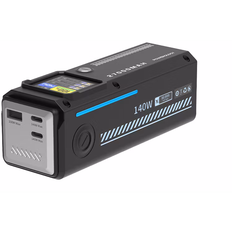 POWEROLOGY POWER BANK 27000MAH PD 140W WITH SMART DISPLAY PP083 BLACK PPBCHA83 thumbnail 7