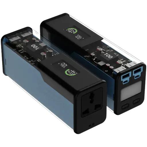 POWEROLOGY ENERGIE 27000MAH POWER BANK WITH AC OUTLET BLACK PPBCHA93BK