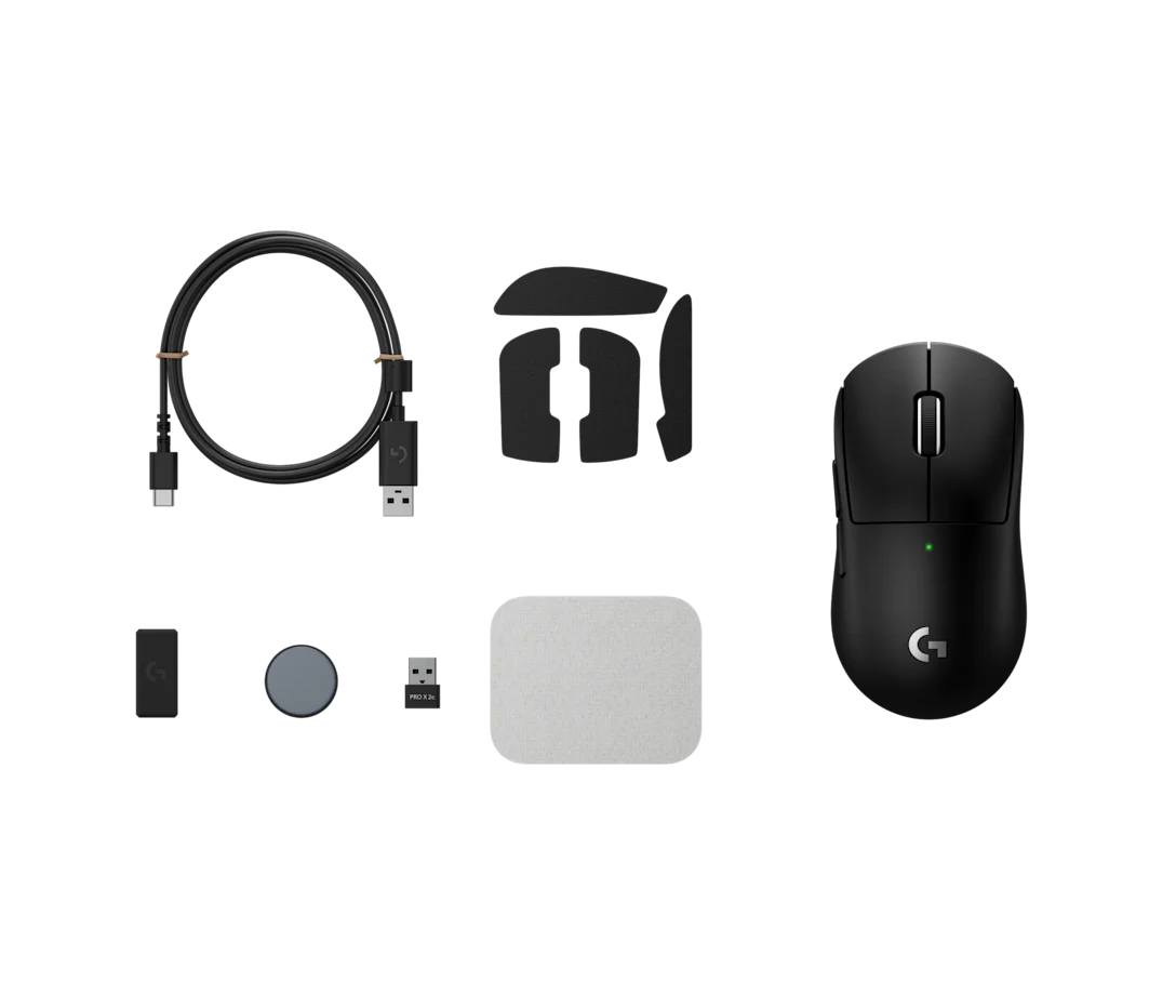 LOGITECH PRO X SUPERLIGHT 2C WIRELESS GAMING MOUSE BLACK 910-007532 thumbnail 4