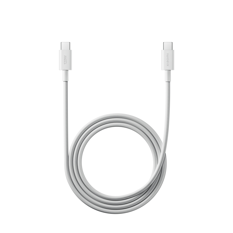 MI XIAOMI 6A BRAIDED USB-C TO UCSB-C CABLE 2M WHITE K36350