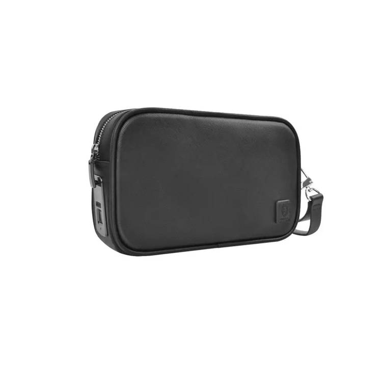 GREEN LION SICIL PU LEATHER POUCH BLACK GNSITPCHBK