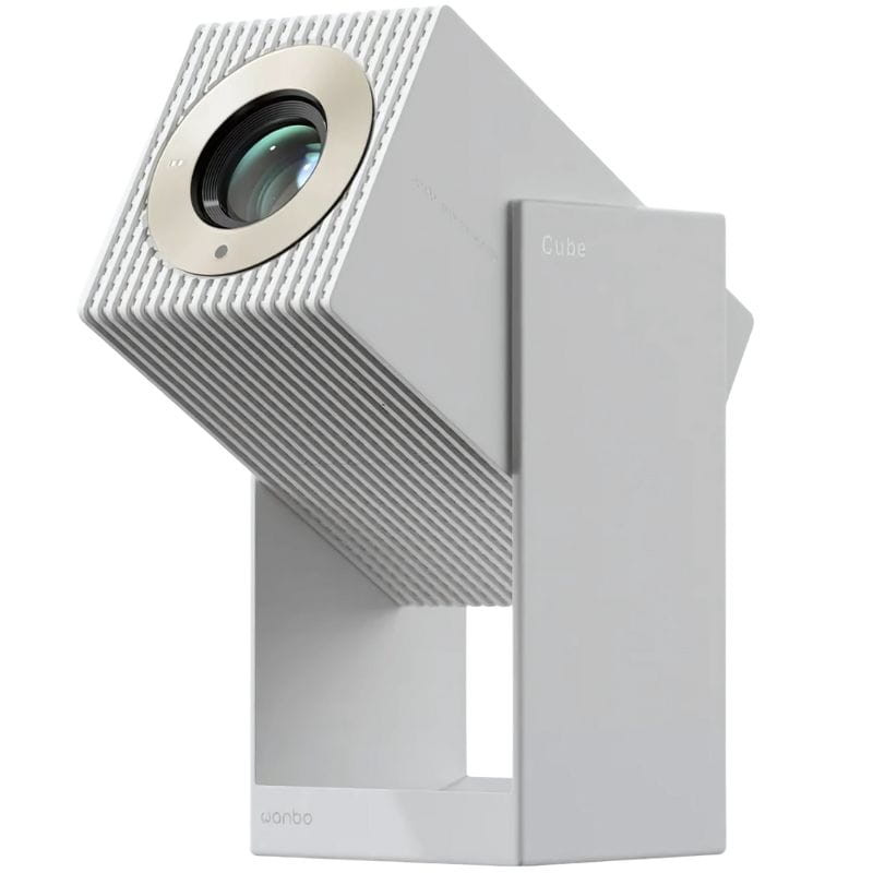 WANBO CUBE 2 PRO GIMBAL PROJECTOR 500 ANSI FULL HD WITH ANDROID 11 WHITE WPC024