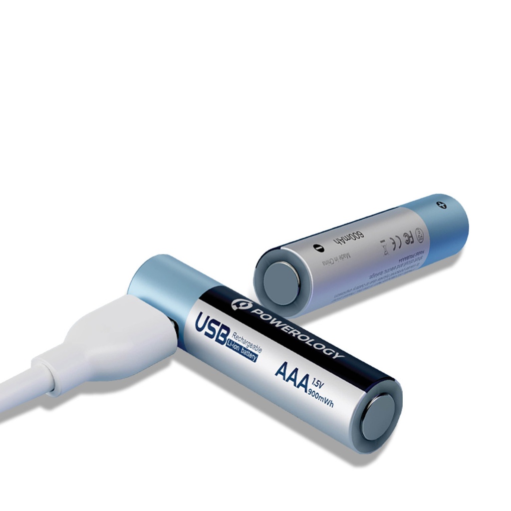 POWEROLOGY USB RECHARGEABLE BATTERY AAA