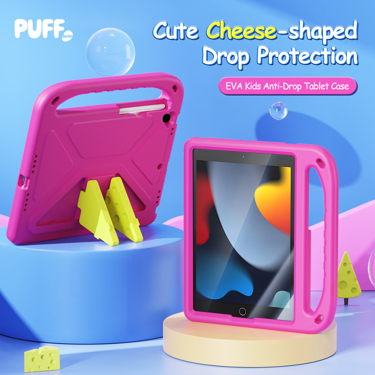 DUXDUCIS IPAD 7/8/9/10.2 PUFF SERIES CASE PINK PUFF0004 thumbnail 5