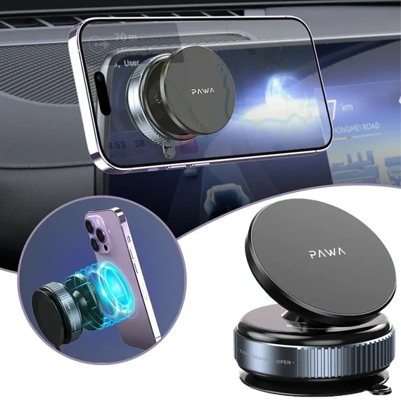 PAWA VACUUM SUCTION PHONE MOUNT WITH N56 MAGNET PW-CH2T52M3 thumbnail 2