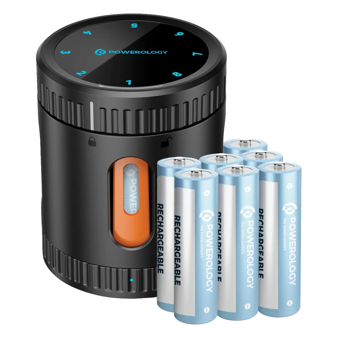 POWEROLOGY NEON SMART BATTERY CHARGING CASE BLACK PWAD04BK