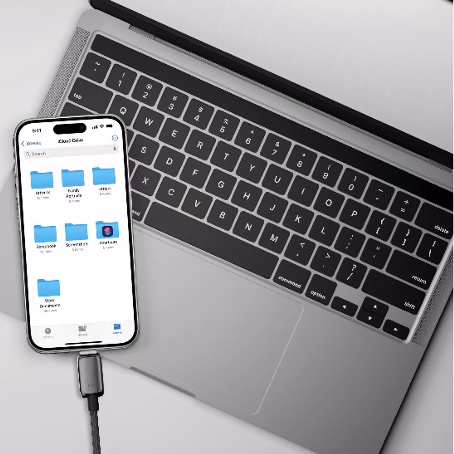 POWEROLOGY ZINCO SERIES 240W USB C CABLE 1M DARK GREY PWDC240DGY thumbnail 2