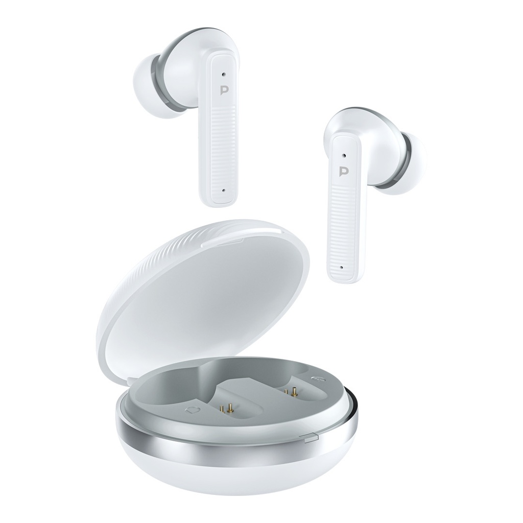 POWEROLOGY QUAD ENC TRUE WIRELESS BUDS WHITE PWLAU006WH