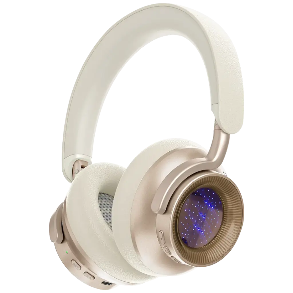 POWEROLOGY ASTRO ANC WIRELESS HEADPHONE BEIGE PWQYSV32BG