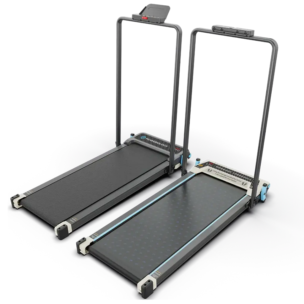 POWEROLOGY 2 IN 1 FOLDABLE TREADMILL WITH MASSAGE PAD BLACK PWT520ABBK