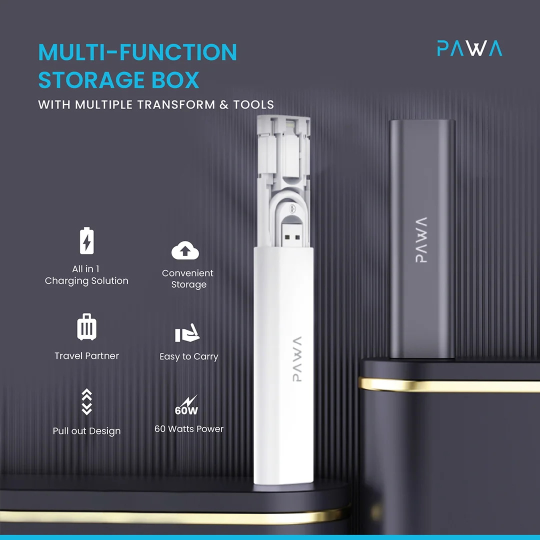 PAWA MULTI FUNCTION STORAGE BOX 60W WHITE PWMFSB-WH thumbnail 3