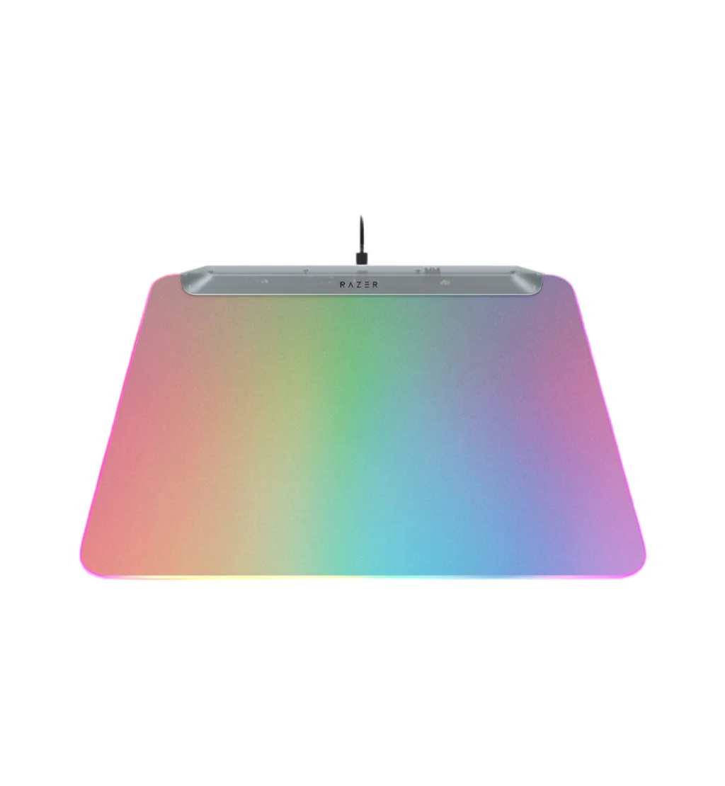 RAZER FIREFLY V2 PRO ILLUMINATED RGB GAMING MOUSEPAD PHANTOM WHITE RZ02-04920400-R3M1