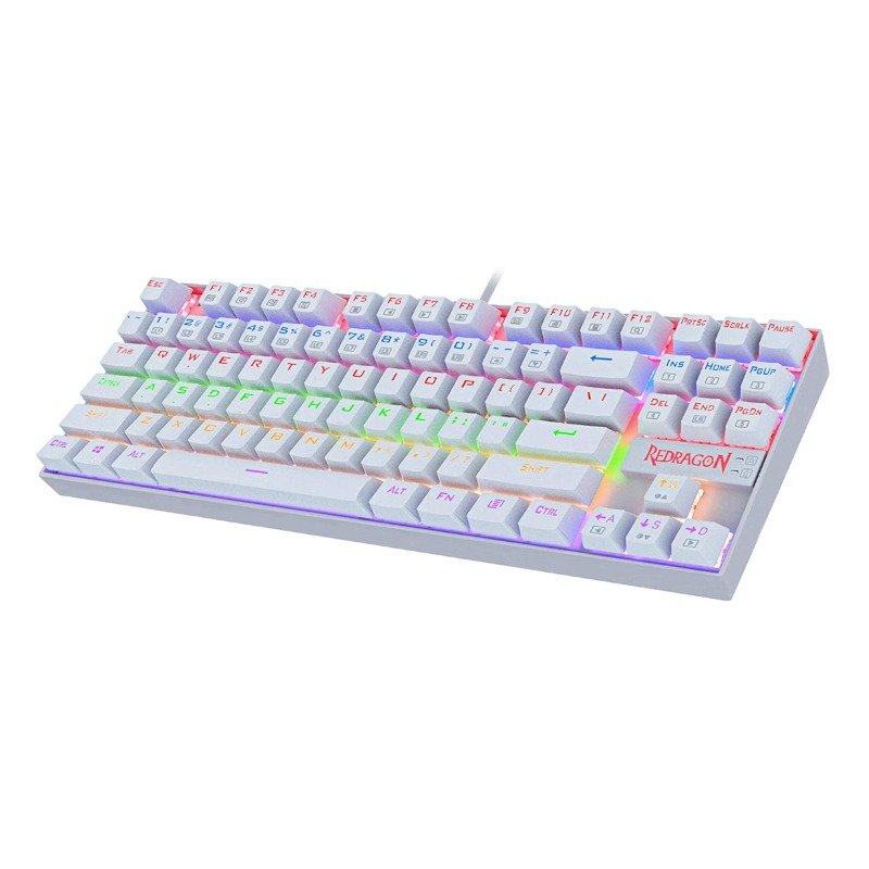 REDRAGON KUMARA MECHANICAL GAMING KEYBOARD WHITE RED SWITCH KUMARA K552W-RGB-RED thumbnail 2