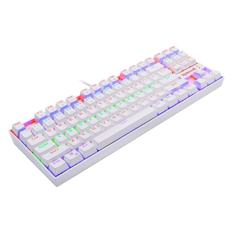 REDRAGON KUMARA MECHANICAL GAMING KEYBOARD WHITE RED SWITCH KUMARA K552W-RGB-RED thumbnail 4