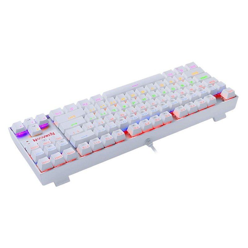 REDRAGON KUMARA MECHANICAL GAMING KEYBOARD WHITE RED SWITCH KUMARA K552W-RGB-RED thumbnail 3