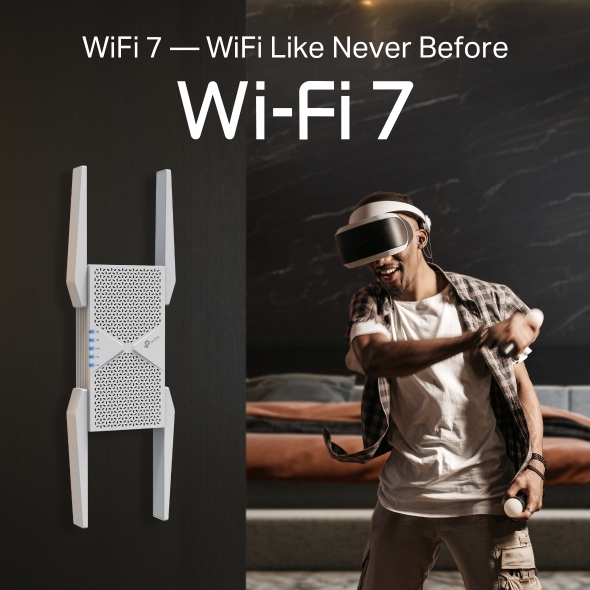 TP-LINK BE11000 TRI BAND WIFI 7 RANGE EXTENDER RE655BE thumbnail 4