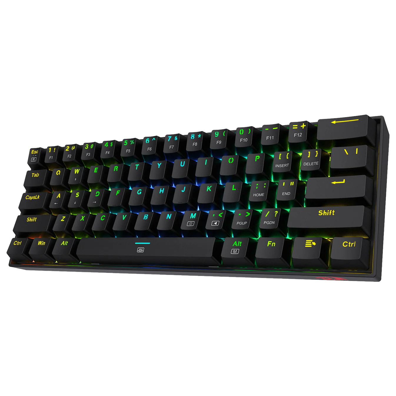REDRAGON DRAGONBORN WIRED 61 KEY MECHANICAL KEYBOARD BROWN K630RGB