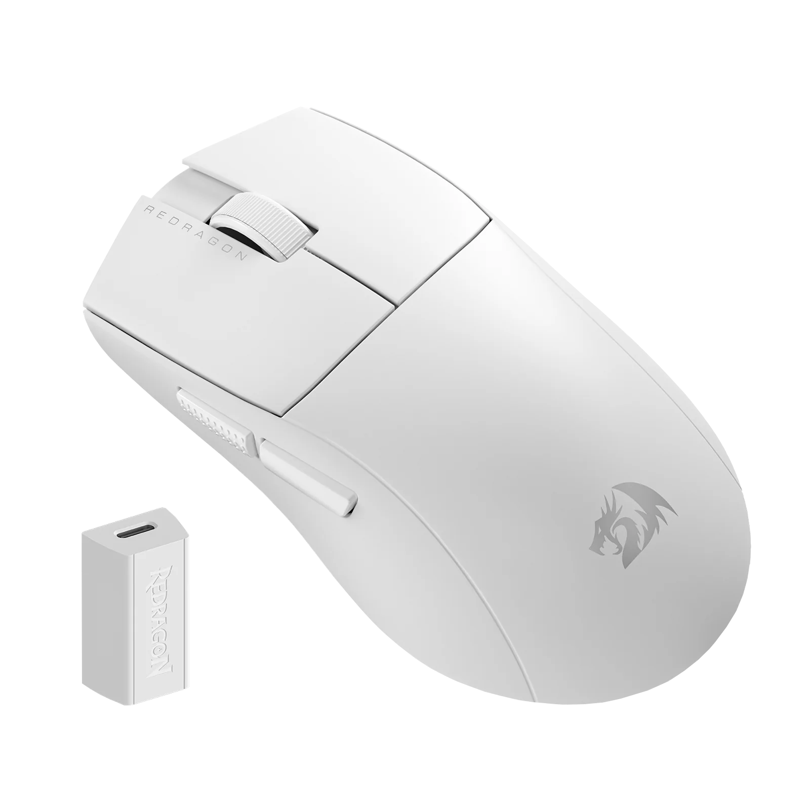 Redragon K1ng Pro M916 Wired Gaming Mouse – Precision, Power, and Style in White thumbnail 2