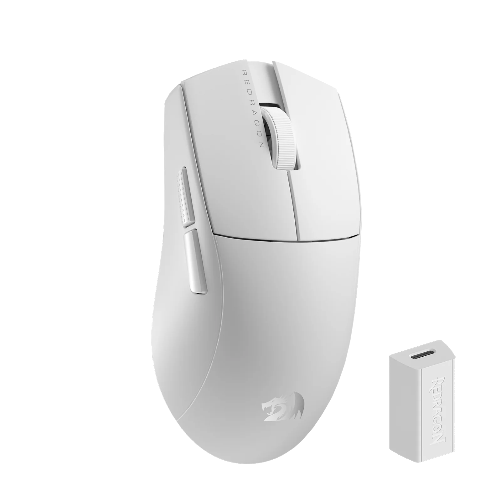 Redragon K1ng Pro M916 Wired Gaming Mouse – Precision, Power, and Style in White