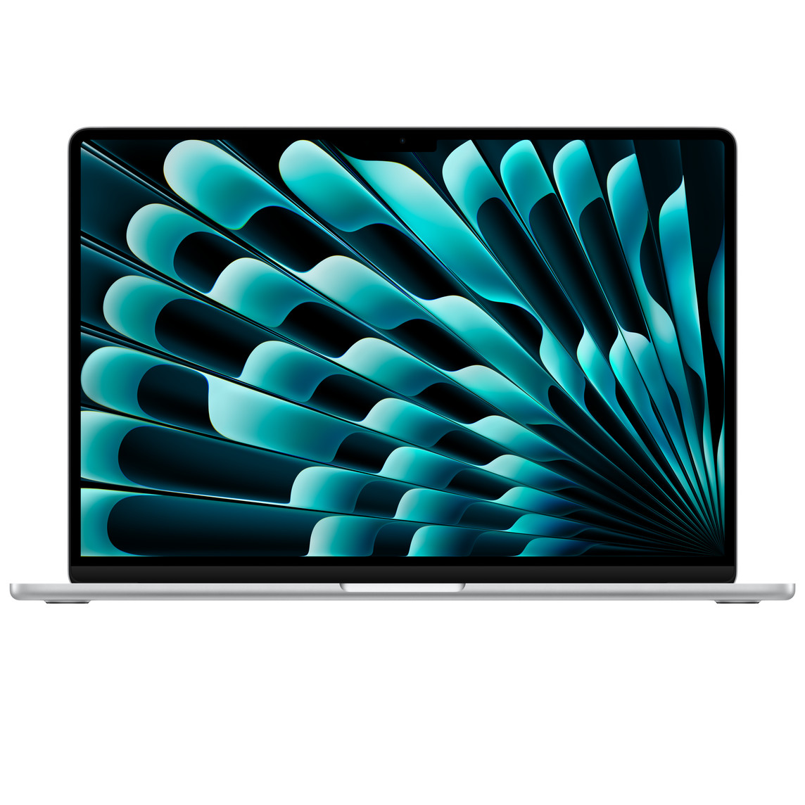 APPLE MACBOOK AIR 15 INCH M3 CHIP WITH 8 CORE CPU 10 CORE GPU 24GB 512GB SSD SILVER ARABIC MC9J4