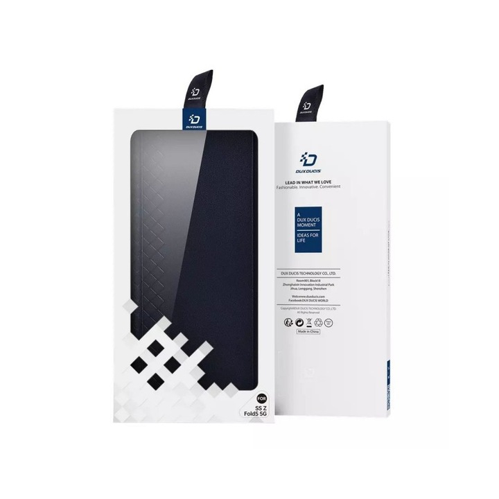DUXDUCIS SAMSUNG Z FOLD 7 BRIL SERIES WITH PEN SLOT MAGNETIC CASE BLUE BRIL0080 thumbnail 3