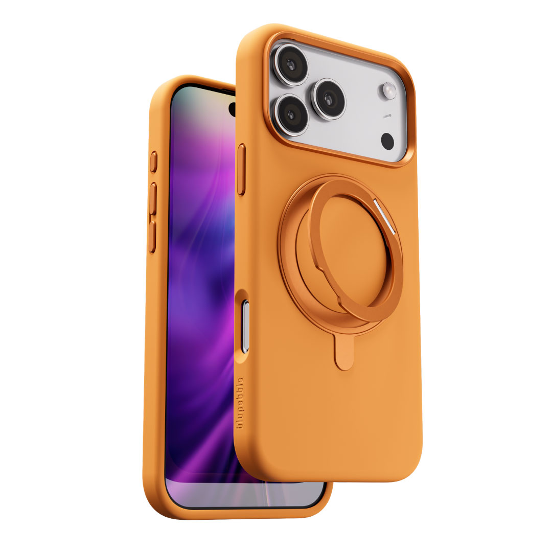 Blupebble RingFlex Case With MagSafe For iPhone 17 Pro Orange BP-IPRGFLX17PRO-OR