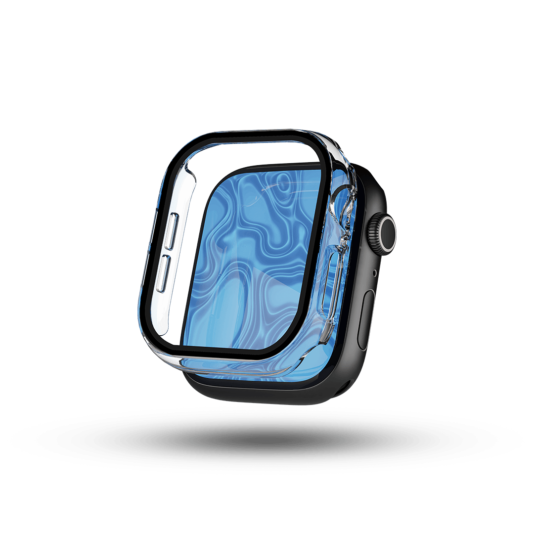 BLUPEBBLE ROCK SHIELD SLIM ARMOUR WITH GLASS SHIELD APPLE WATCH 46MM CLEAR BP-ARMOURSP46-CL