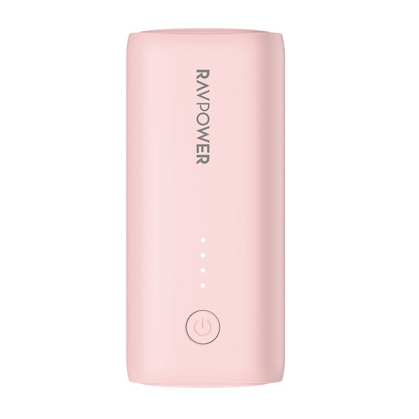 RAVPOWER 6700mAH POWER BANK ISAMRT PINK RP-PB169