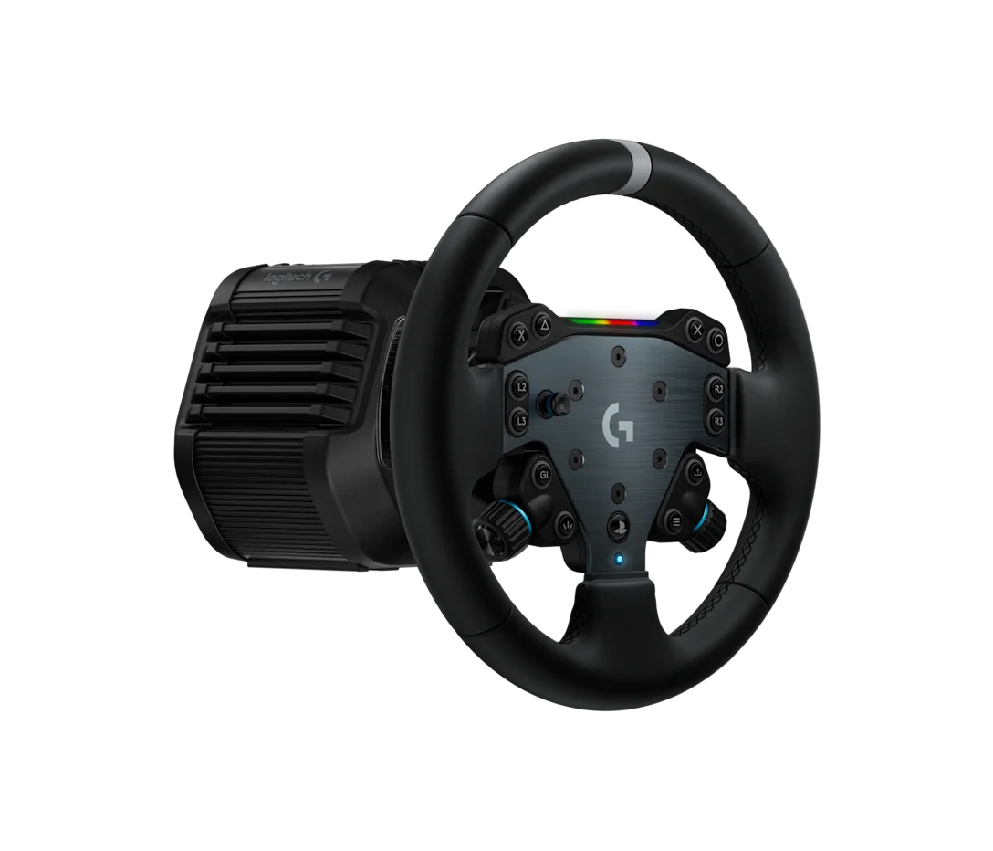 LOGITECH TRUFORCE RS50 PS BUNDLE 3 PIECE SIM RACING STEERING WHEEL SETUP 941-000266 thumbnail 3