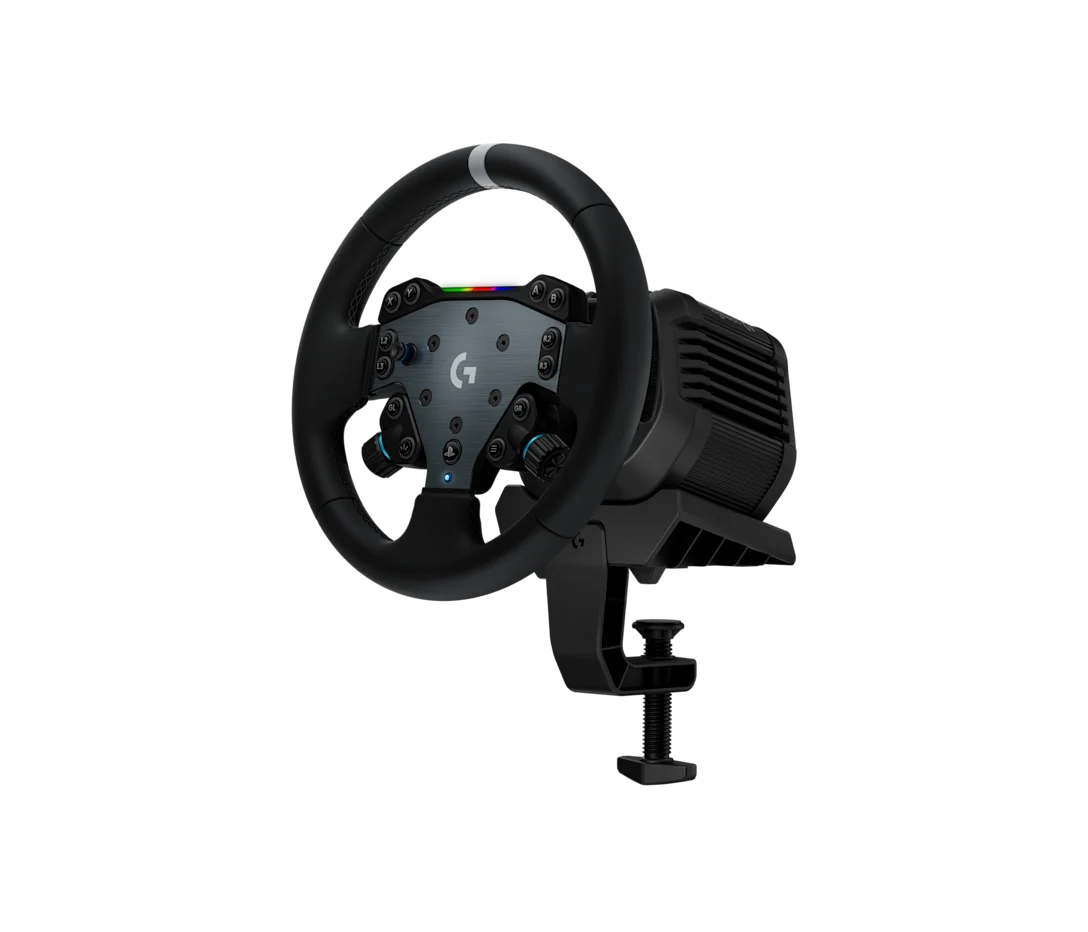 LOGITECH TRUFORCE RS50 PS BUNDLE 3 PIECE SIM RACING STEERING WHEEL SETUP 941-000266 thumbnail 4