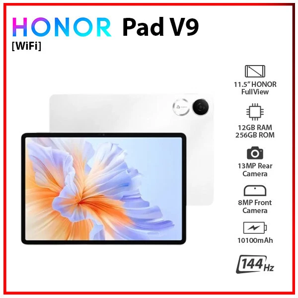 HONOR PAD V9 (2025) 12GB 256GB GRAY WITH FLIP COVER ROL-W00 5301AMSF thumbnail 2